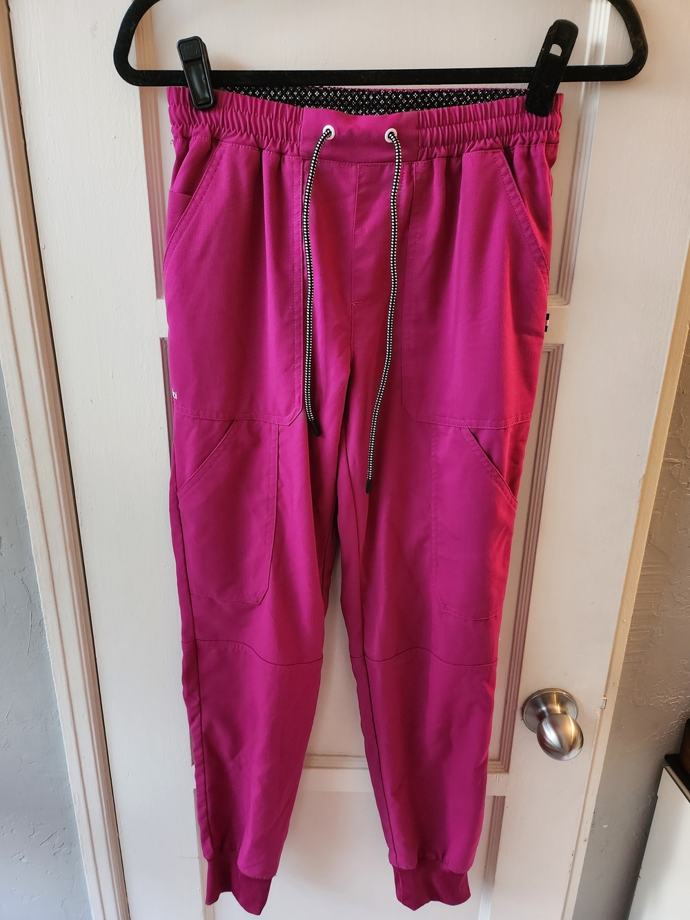koi Hot Pink Drawstring Jogger Pants